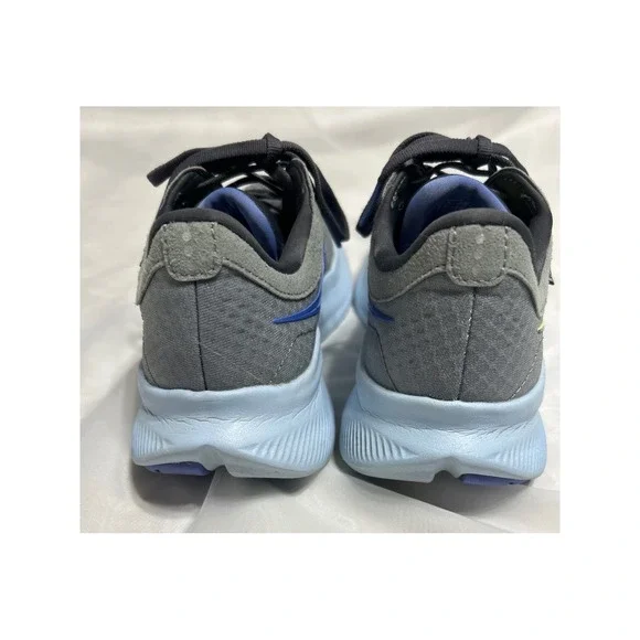 Saucony Ride 15 Womens Running Shoes Gray Blue Athletic Sneakers Size‎ 7.5 - Picture 4 of 9